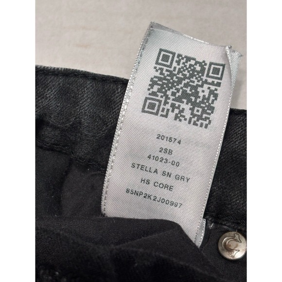 True Religion Stella Low Rise Skinny Jeans Size 31 Gray Women's TR Y2K Denim - Picture 8 of 11